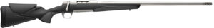 Browning 036008224 X-Bolt 2 Hunter Full Size 270 Win 3+1 24" Stainless Steel Threaded Barrel, Drilled & Tapped Stainless Steel Receiver, Adj Vari-Tech Black Composite Stock w/Adjustable Comb & LOP