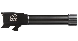 Tapco TAP22003 Glock 9mm Luger Threaded Black Nitride Stainless Steel, Fits Glock 43/43X