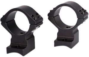 Talley 94X719 Scope Mount/Ring Combo  Black Anodized Aluminum 1" Tube, Savage (8-40) Round Receiver w/Accutrigger, Medium Rings