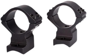 Talley 95X719 Scope Mount/Ring Combo Black Anodized Aluminum 1" Tube, Savage (8-40) Round Receiver w/Accutrigger, High Rings