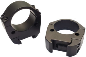Talley TMS34L Modern Sporting Black Anodized Aluminum 34mm Tube, Low, Picatinny Rail