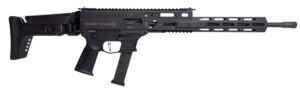 Grand Power 810091156094 Stribog SP9A3G 9mm Luger 16" Black Barrel, Black Receiver, Polymer Stock & Grip
