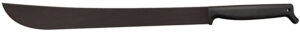Cold Steel CS97TM21S Two Handed  21" Black Matte Anti Rust 65Mn Carbon Steel Blade, Black Polypropylene Handle 30" Long