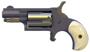 North American Arms 22LRORCHID Mini-Revolver 22 LR 5 Shot 1.13" Orchid Cerakote Stainless Steel Barrel & Frame, Orchid/Stainless Cylinder, White Pearlite Grip, Stainless Exposed Hammer