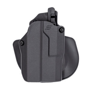 Safariland SOLIS1835A0C3412 Solis ALS OWB Black Compatible w/ Glock 17 Belt Slide/Paddle Mount Left Hand