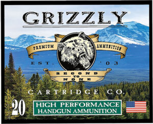 Grizzly Ammo GC10M6   10mmAuto 165gr Jacketed Hollow Point 20 Per Box/10 Case