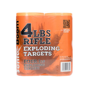 Sonic Boom/jerent SBT014P Rifle Exploding Target 1 lb 4 Pack