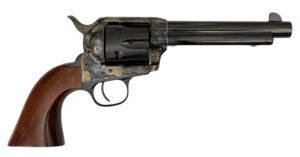 Taylors & Company 551018 1873 Cattleman Uberti 9mm Luger 6 Shot 5.50" Blued Round Barrel, Cylinder & Steel Frame, Exposed Hammer