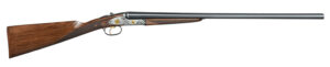 F.A.I.R. FRISSL2028 Iside Select 20 Gauge Break Open 2rd 28" Black Side By Side Barrel, Polished Silver w/Gold Inlay Receiver, English Style Oiled Walnut Stock, Technichoke XP50 Choke System