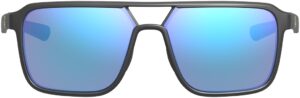 LEU 186748 BRIDGER    MATTE BLACK     BLUE MIRROR