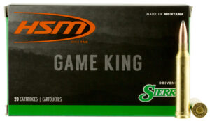 HSM 7MMMAG6N Game King  7mm Rem Mag 160 gr Sierra GameKing Spitzer Boat Tail 20 Per Box/ 20 Case