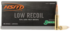 HSM 7MM0810N Low Recoil  7mm-08 Rem 140 gr Orange Polymer Tip 20 Per Box/ 25 Case