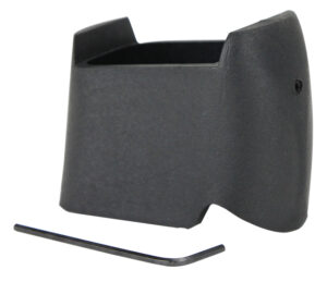 Pachmayr 03851 Mag Sleeve Compatible w/Glock 17/22 Mags To Fit Glock 26/27 Models, Black Polymer