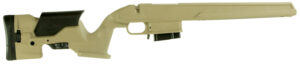 Archangel AA1500DT Precision Stock Desert Tan Synthetic Fixed with Adjustable Cheek Riser for Weatherby Vanguard; Howa 1500