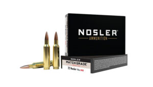 Nosler 60016 Match Grade  22Nosler 77gr Custom Competition Hollow Point Boat Tail 20 Per Box/10 Case
