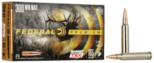 Federal P300WR Premium 300WinMag 165gr Barnes TSX 20 Per Box/10 Case
