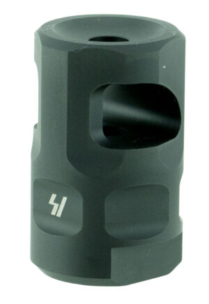 Strike Industries SAILCOMP Sail Comp Black Steel with 1/2"-28 tpi Threads, 1.57" OAL & 0.26" Diameter for 223 Rem, 5.56x45mm NATO AR-Platform