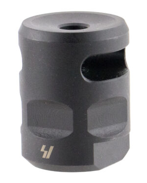 Strike Industries WHCOMP556 WarHog Comp Black Steel with 1/2"-28 tpi Threads, 1.27" OAL & 0.26" Diameter for 223 Rem, 5.56x45mm NATO AR-Platform