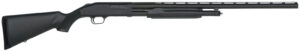 Mossberg 56420 500 All Purpose Full Size 12 Gauge Pump 3" 5+1 28" Matte Blued Vent Rib Barrel, Matte Blued Integral Scope Mount Steel Receiver, Fixed Black Synthetic Stock, Right Hand, Accu-Set Chokes