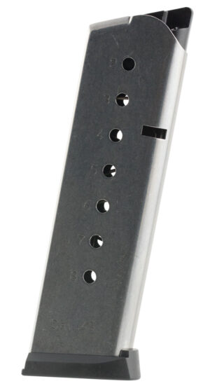 Mec-Gar MGCG4508SPF 1911 Government 8rd 45 ACP, Stainless Steel