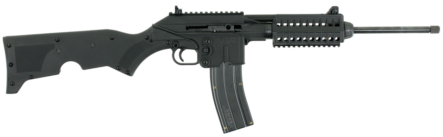 Kel-Tec SU22CABLK SU-22 Full Size 22 LR 26+1 16.10" Black Barrel Black Polymer Receiver Black Fixed Stock w/Storage Compartment Right Hand