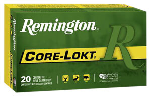 Remington Ammunition 21407 Core-Lokt  30-06Springfield 180gr Soft Point Core-Lokt 20 Per Box/10 Case