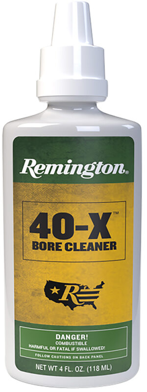 Remington Accessories 18397 40-X Bore Cleaner Removes Carbon/Lead/Plastic Fouling/Powder 4 oz Squeeze Bottle