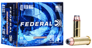 Federal C41A Power-Shok Handgun 41RemMag 210gr Jacketed Hollow Point 20 Per Box/25 Case
