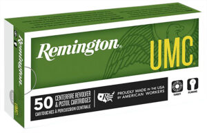 Remington Ammunition 23718 UMC  9mmLuger 124gr Full Metal Jacket 50 Per Box/10 Case