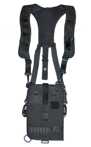 GrovTec US Inc GTHL14902R Trail Pack Shoulder Black Nylon Harness Fits Med/Lg DA Revolver Ambidextrous