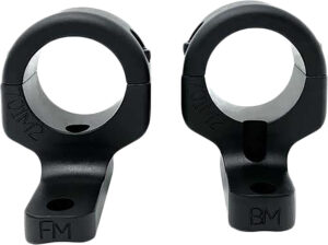 DNZ 701M2 Game Reaper 2 Scope Mount/Ring Combo Matte Black 1" Howa
