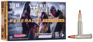 Federal P308TC2 Premium 308Win 165gr Trophy Copper 20 Per Box/10 Case