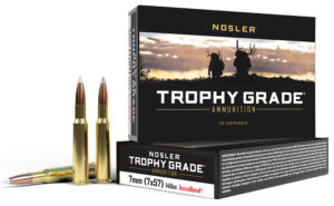 Nosler 47118 Trophy Grade 7x57mmMauser 140gr Nosler AccuBond 20 Per Box/10 Case