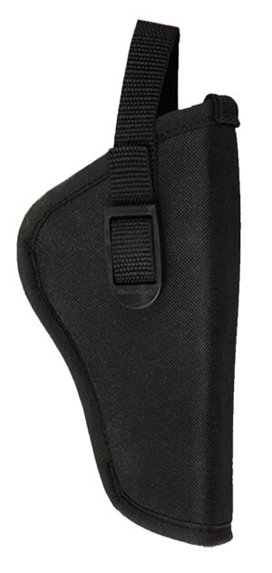 Bulldog DLX12 Pit Bull OWB Black Nylon Belt Loop Fits S&W J/K/L/N Frame Fits 3-4" Barrel Right Hand
