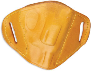 Bulldog MLTM Molded OWB Tan Leather Belt Slide Fits Browning Hi-Power Fits Kahr P45 Right Hand