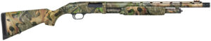 Mossberg 52280 500 Full Size 12 Gauge Pump 3" 5+1 20" Mossy Oak Obsession Vent Rib Barrel & Integral Scope Mount Steel Receiver, Fixed Mossy Oak Obsession Synthetic Stock, X-Factor Ported Choke