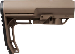 Mission First Tactical BMSSDE Battlelink Minimalist Stock Collapsible Scorched Dark Earth Synthetic for AR-15, M16, M4 with Commercial Tube (Tube Not Included)