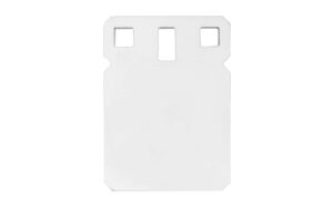 B/C 4" 3/8" STEEL TRGT SQUARE PLATE