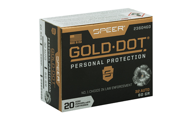 SPR GOLD DOT 32ACP 60GR HP 20/200 - Image 2