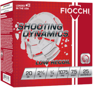 FIO SHOOTING LOW RECOIL 20GA 2.75 #7.5 25/10