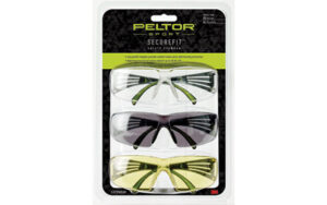 PELTOR SECUREFIT 400 EYE PROT 3-PACK
