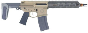Q HONEY BADGER PISTOL 5.56 9.69 W/BRACE GRY