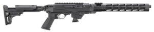 RUG PC CARBINE 9MM 16 FOLDING STOCK BLK 10RD