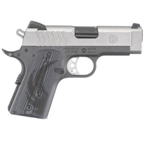RUG SR1911 9MM 3.6 SS OFFICER STYLE G10 GRIPS