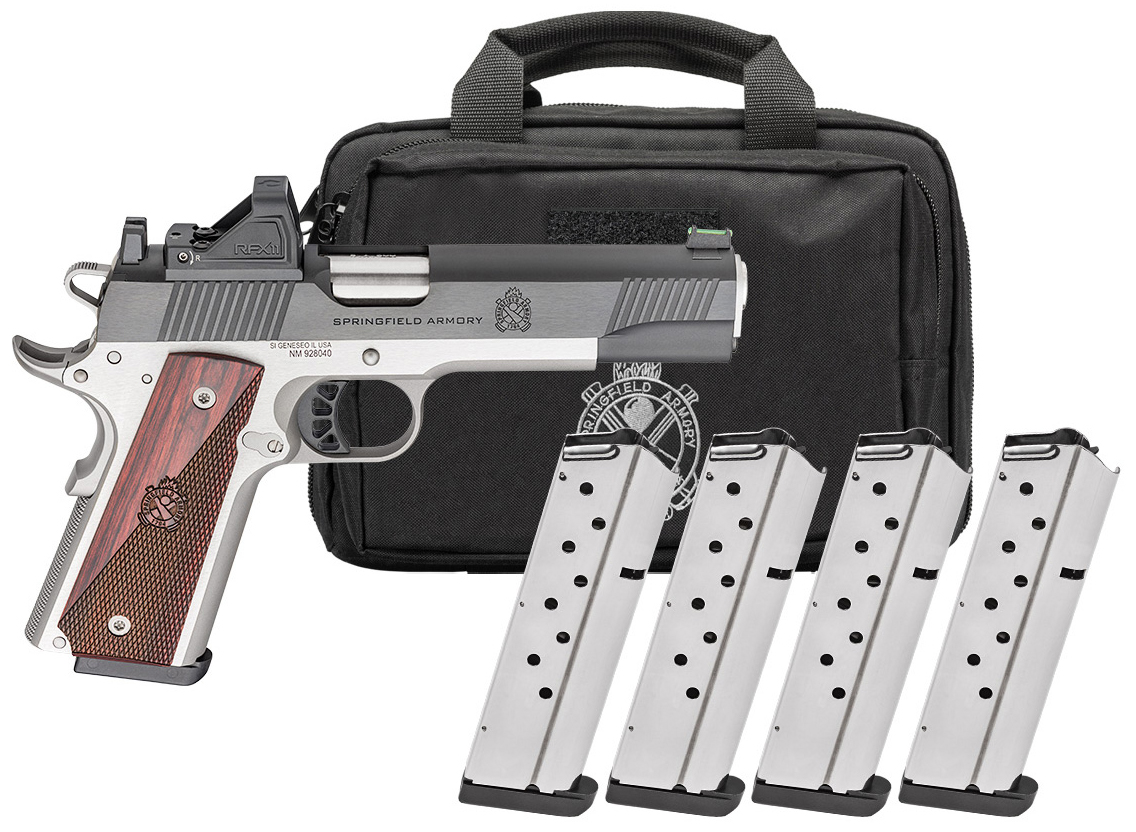 SPR 1911 RONIN AOS 9MM 5 BLUED/SS GEAR PAC