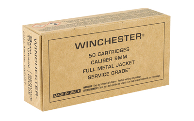 WIN SERVICE GRADE 9MM 115GR 50/500 - Image 2