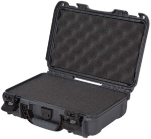 Nanuk 9091007 909 Waterproof & Airline Approved Graphite Resin w/ Cubed Foam 11.44" L x 7" W x 3.68" H Interior Dimensions
