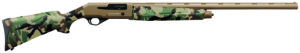 Charles Daly 930328 601 12 Gauge 4+1 3" 28" Vent Rib Barrel, Flat Dark Earth Finish Aluminum Receiver, Woodland Camo Synthetic Stock, Includes 3 Choke Tubes