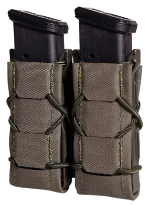 High Speed Gear 24PT02OD TACO Gen 2 Double OD Green Nylon Laminate MOLLE Mount Pistol