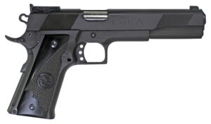 Iver Johnson Arms EAGLEXL10DS Eagle XL  Full Size Frame 10mm Auto 15+1 6" Stainless Steel Barrel, Matte Black Steel Long/Serrated Slide, Black Steel Frame w/Beavertail, G10 Grip